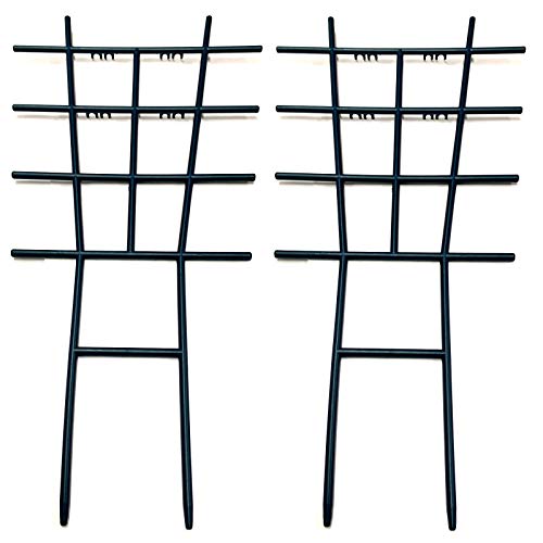 HAC24 2er Set Rankgitter Kunststoff 42cm Rankhilfe Blumenkasten Grün Kletterhilfe Rankstütze Pflanzengitter Blumengitter HAC24 2er Set Rankgitter Kunststoff 42cm Rankhilfe Blumenkasten Grün Kletterhilfe Rankstütze Pflanzengitter Blumengitter von HAC24