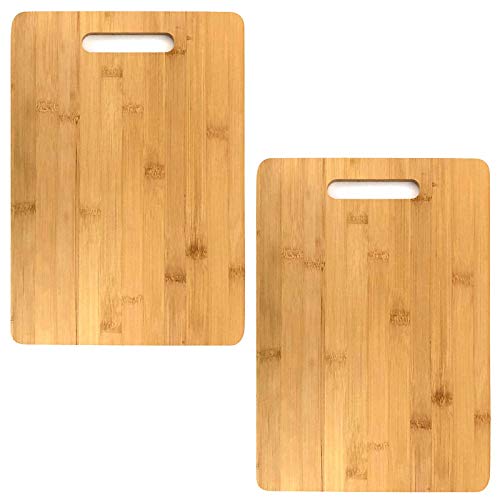 HAC24 2er Set Schneidebrett aus Bambus 36x25cm Küchenbrett Holz Schneide Brett Servierbrett Brettchen HAC24 2er Set Schneidebrett aus Bambus 36x25cm Küchenbrett Holz Schneide Brett Servierbrett Brettchen von HAC24