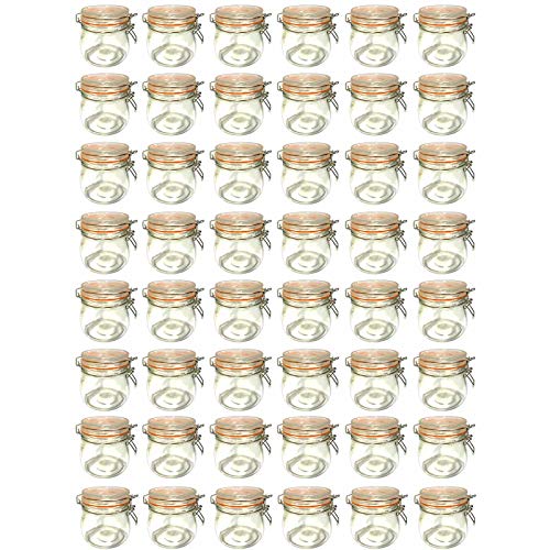 HAC24 48er Set Drahtbügelglas 500ml Einmachglas Einweckglas mit Bügelverschluss Vorratsglas Einmachgläser HAC24 48er Set Drahtbügelglas 500ml Einmachglas Einweckglas mit Bügelverschluss Vorratsglas Einmachgläser von HAC24