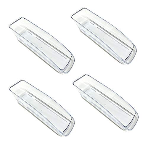 HAC24 4er Set Kühlschrank Korb Transparent Aufbewahrungsbehälter Organizer Kühlschrankbox Gemüse Obst Gefrierschrank Schubladenkorb 33 x 7,5 cm HAC24 4er Set Kühlschrank Korb Transparent Aufbewahrungsbehälter Organizer Kühlschrankbox Gemüse Obst Gefrierschrank Schubladenkorb 33 x 7,5 cm von HAC24