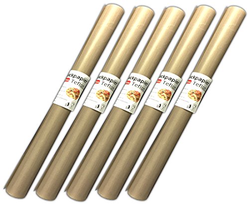 HAC24 5X Dauerbackfolie zuschneidbar Backpapier 33x40cm Backfolie Dauerbackpapier HAC24 5X Dauerbackfolie zuschneidbar Backpapier 33x40cm Backfolie Dauerbackpapier von HAC24