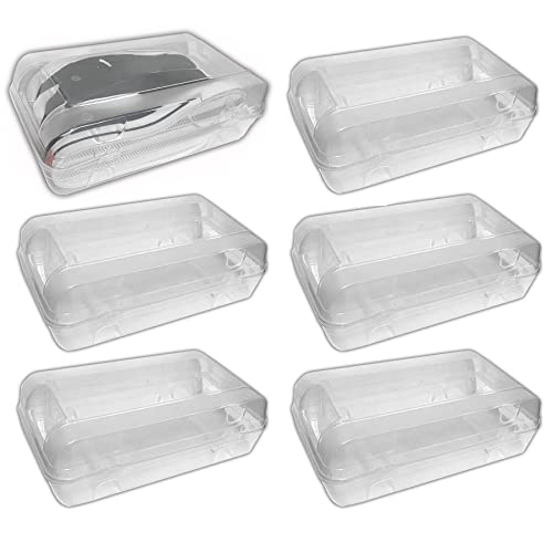 HAC24 6X Schuhbox Transparent Stapelbar 32x17x10 cm Schuhe Aufbewahrungsbox Schuhorganizer Box von HAC24