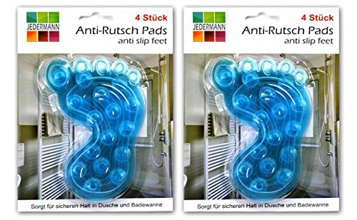 HAC24 8X Duscheinlage Anti-Rutsch Pads Badematte Dusch- & Wanneneinlagen von HAC24