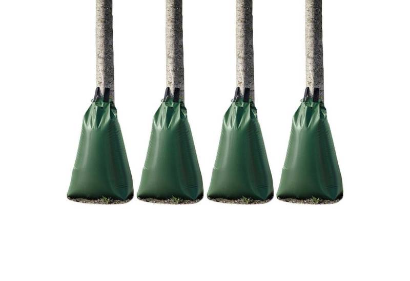 HAC24 Bewässerungssystem Baum Bewässerungssack Wassersack Baumsack Bewässerungseutel, (4-tlg), PVC 75 Liter von HAC24