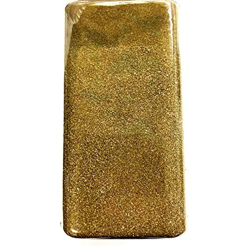 HAC24 Dekosand Streudeko 700g Dekosteine Tisch Deko Sand Dekogranulat Streusand Dekorationssand Gold Silber Creme Braun (Gold, Sand) von HAC24