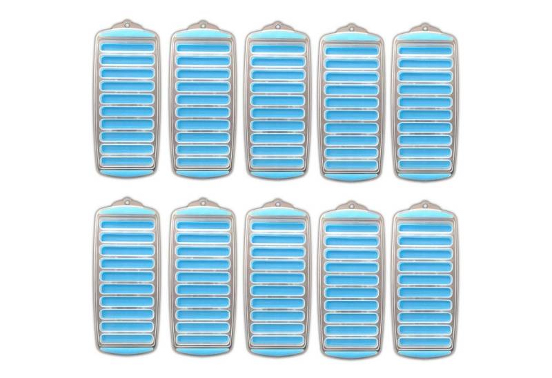 HAC24 Eiswürfelform Stickeiswürfel Form Silikon Eiswürfelbehälter Eiswürfelform, (Set 10-tlg), für je 10 Eisstäbe von HAC24