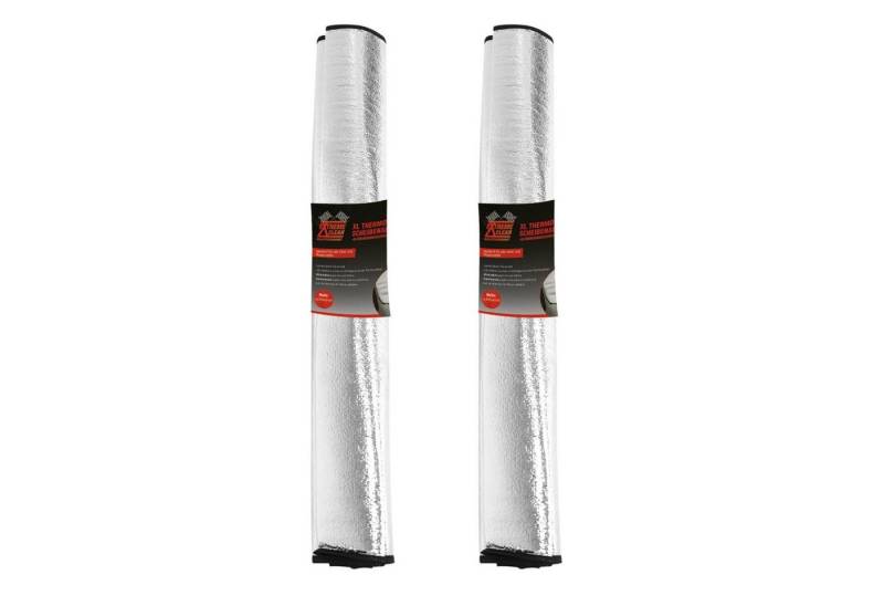 HAC24 Frontscheibenabdeckung Scheibenabdeckung Sonnen- & Winterschutz Windschutzscheiben Abdeckung, 210 x 97 cm, (2-St), für SUVs & VANs von HAC24
