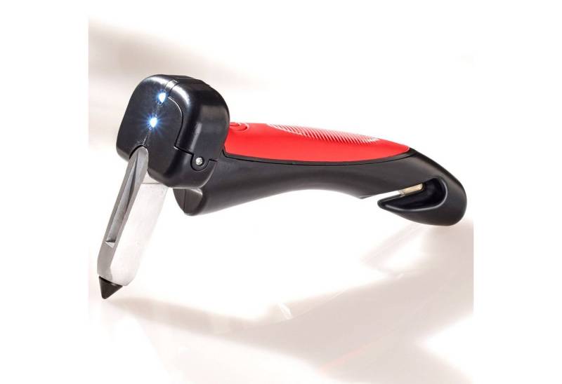 HAC24 Hammer 4in1 KFZ Notfallhammer Nothammer Autohammer, mit Gurtschneider, Taschenlampe und Einstiegshilfe HAC24 Hammer 4in1 KFZ Notfallhammer Nothammer Autohammer, mit Gurtschneider, Taschenlampe und Einstiegshilfe von HAC24