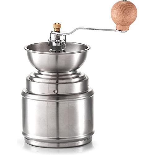 HAC24 Kaffeemühle Edelstahl mit Keramikmahlwerk Handkaffeemühle Kaffee Mühle Manuell Mahlmaschine Individuelle Mahlgradeinstellung HAC24 Kaffeemühle Edelstahl mit Keramikmahlwerk Handkaffeemühle Kaffee Mühle Manuell Mahlmaschine Individuelle Mahlgradeinstellung von HAC24
