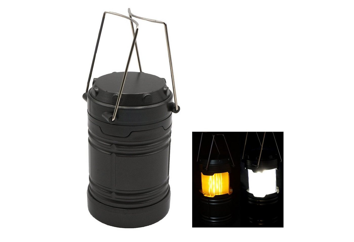 HAC24 LED Laterne Campinglampe Outdoor Camping Leuchte Tragbare Campinglaterne, LED fest integriert, Hellweiß, Flammenlicht, 2 Leuchtmodi Hellweiss & Flammenlicht, Batteriebetrieben HAC24 LED Laterne Campinglampe Outdoor Camping Leuchte Tragbare Campinglaterne, LED fest integriert, Hellweiß, Flammenlicht, 2 Leuchtmodi Hellweiss & Flammenlicht, Batteriebetrieben von HAC24