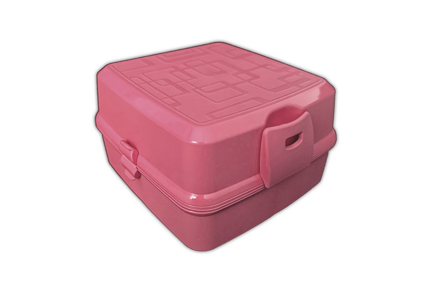 HAC24 Lunchbox Brot- und Lunchbox mit 4 Fächern Vesperdose Brotdose Vorratsbox, Kunststoff, 1400ml, Inkl. Gabel & Löffel von HAC24