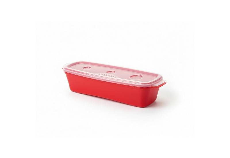 HAC24 Mikrowellenbehälter Mikrowellen Nudelkocher Pastakocher Nudel Spaghetti Pasta Kocher, Rot bis zu 150g Deckel mit Portionierer HAC24 Mikrowellenbehälter Mikrowellen Nudelkocher Pastakocher Nudel Spaghetti Pasta Kocher, Rot bis zu 150g Deckel mit Portionierer von HAC24