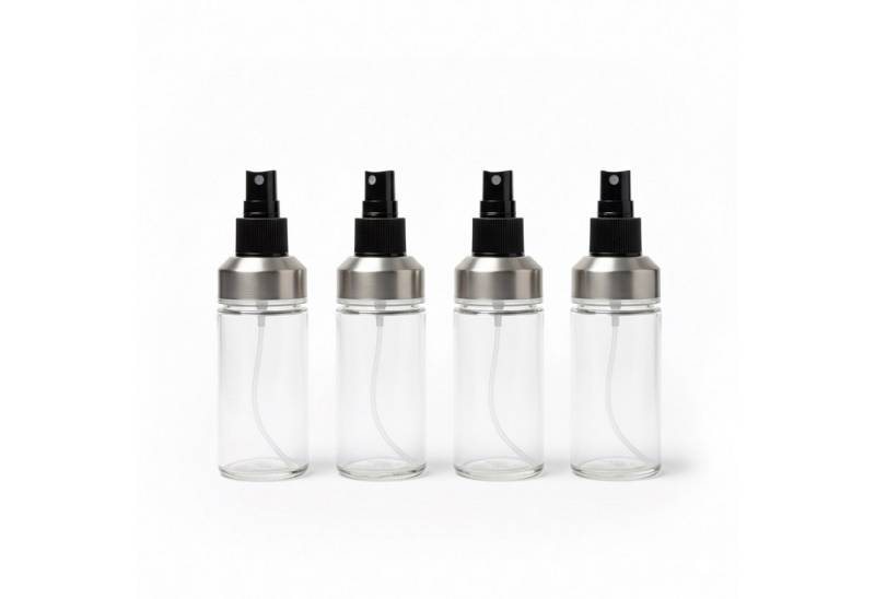 HAC24 Ölspender 4x Glas-Sprühflaschen Öl & Essig Zerstäuber Spray Ölsprüher, 150 ml mit Edelstahldeckel HAC24 Ölspender 4x Glas-Sprühflaschen Öl & Essig Zerstäuber Spray Ölsprüher, 150 ml mit Edelstahldeckel von HAC24