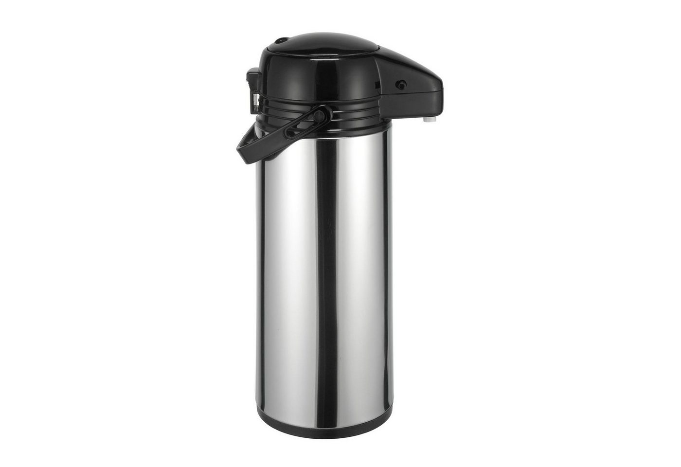 HAC24 Pump-Isolierkanne Thermoskanne Kaffeekanne Isolierkanne Teekanne Thermo Kaffee Tee Kanne Airpot Pumpkanne, 1,9 l, Edelstahl, Mit Pumpmechanismus & Tragegriff von HAC24