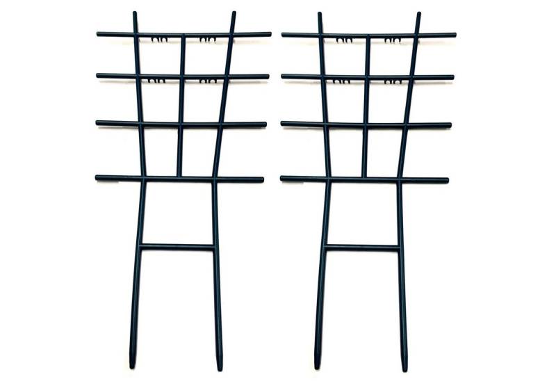 HAC24 Rankgitter Rankgitter Set, 2 St., Rankhilfe Grün Kletterhilfe Rankstütze Pflanzengitter, Kunststoff, 42cm von HAC24