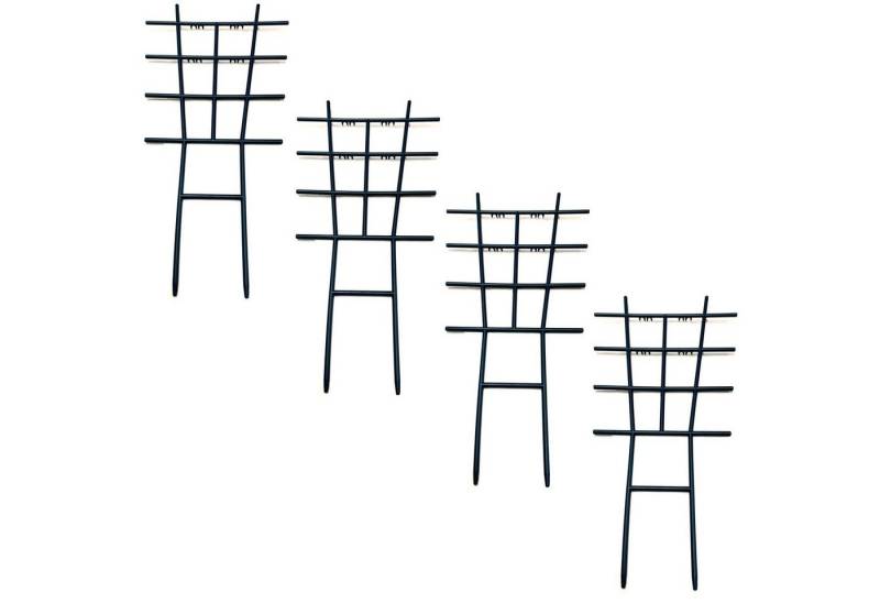 HAC24 Rankgitter Rankgitter Set, 4 St., Rankhilfe Grün Kletterhilfe Rankstütze Pflanzengitter, Kunststoff, 42cm von HAC24