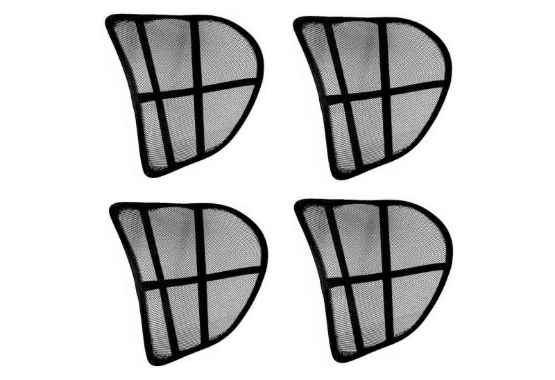 HAC24 Stuhlkissen 4x Rückenstütze Auto Stuhl Rückenhilfe Stütze Rückenstabilisator, 40 x 38 cm von HAC24