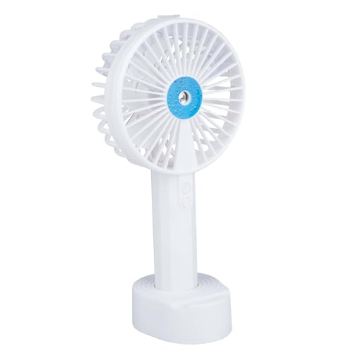 HAC24 Tragbarer Akku Sprühventilator Wiederaufladbar 3 Stufen Handventilator Mit Wasser Sprühnebel Hand Ventilator von HAC24
