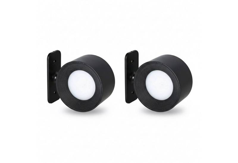 HAC24 Wandleuchte LED Akku Wandlampe Schwarz Warmweiß 3 Leuchtstufen, LED fest integriert, Wiederaufladbar, mit Magnet, 360° HAC24 Wandleuchte LED Akku Wandlampe Schwarz Warmweiß 3 Leuchtstufen, LED fest integriert, Wiederaufladbar, mit Magnet, 360° von HAC24