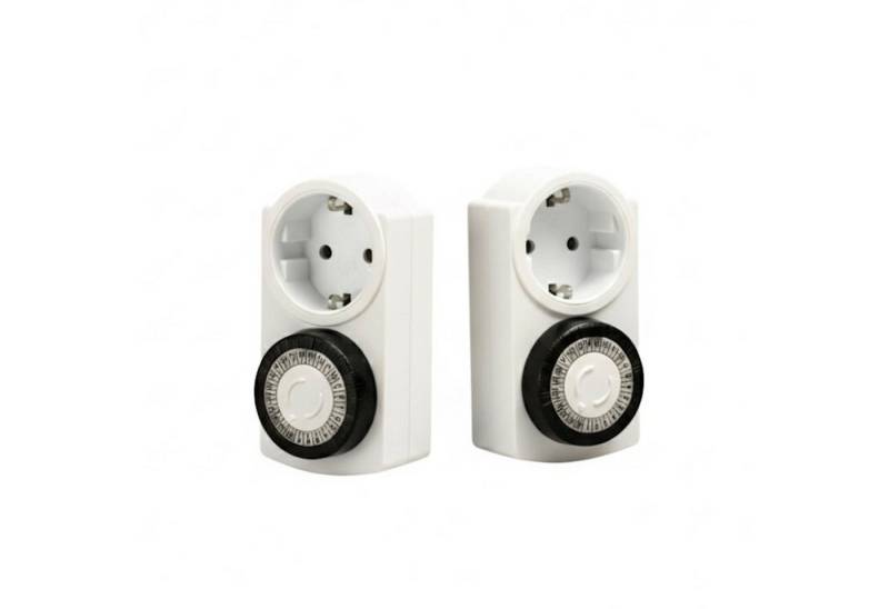 HAC24 Zeitschaltuhr Zeitschaltuhr Analog Timer Steckdose mit Kinderschutz Zeitschalter, 2-St., 24h Zeitschaltung HAC24 Zeitschaltuhr Zeitschaltuhr Analog Timer Steckdose mit Kinderschutz Zeitschalter, 2-St., 24h Zeitschaltung von HAC24