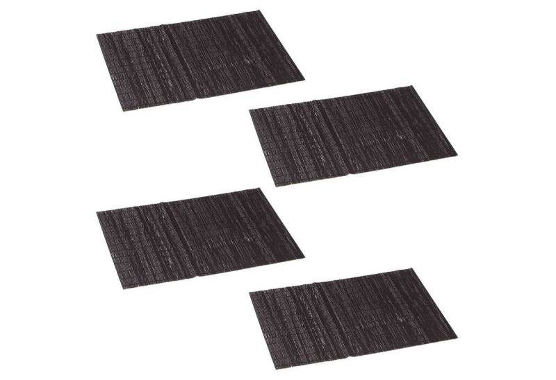 HAC24 Platzset Bambus Platzmatten Tischsets Unterlage Platzdecken Tischmatten, (4 Stück), 45 x 30 cm von HAC24