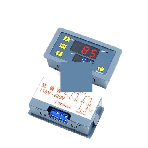 1 STÜCKE AC 110 V 220 V DC 12 V 24 V T3230 Digitales Zeitrelais LED-Anzeige Zyklus-Timer-Steuerschalter Einstellbar Zeitrelais Zeitverzögerung(AC110-220V) von HACBOPDC