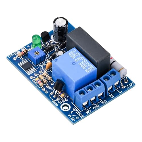 1 STÜCKE Ac 220 V Zeitrelais Schließen Schaltermodul Einstellbare Verzögerung Schalter Eingang/Ausgang Verzögerung 10 s 10 m 100 m Timed Schließen Bord(0-10M) von HACBOPDC