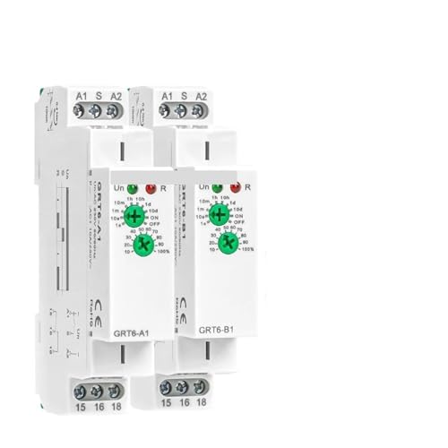 1 STÜCKE GRT6-AB Einschaltverzögerung Ausschaltverzögerung Zeitrelais Elektronischer Typ 10A AC230V ODER AC/DC24V-240V Zeitrelais 24 V 220 V(AC230V,GRT6-A2 (2SPDT)) von HACBOPDC