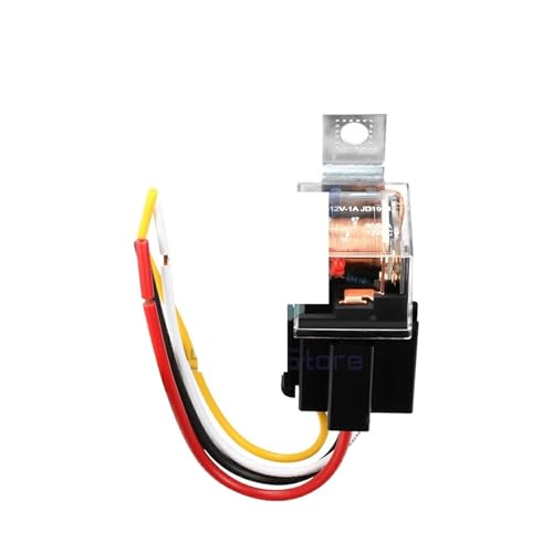 1 STÜCKE JD1914/JD2914 Wasserdichtes Kfz-Relais DC12V/24 V 80A 4Pin 5Pin Autosteuergerät Autorelais Hohe Kapazität Schalt(12V 4PIN) von HACBOPDC