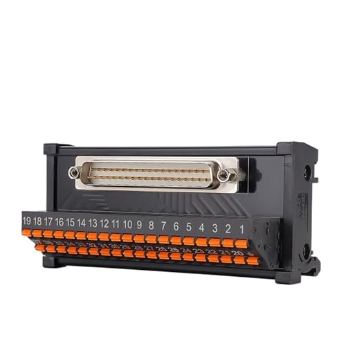 1 STÜCKE Käfigschraubklemmen 10A300VDB9 Serielle Klemmenleiste9-polig15db25 37 44 50 78-polig männlich weiblich Klemmenleiste SchienentypD-SUB(EXTB-VF15S-42D) von HACBOPDC