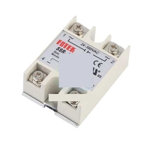 1 STÜCKE SSR-10DA/25DA/40DA 10A 25A 40A DC Steuer AC SSR Einphasig Halbleiterrelais 3-32 V DC bis 24-380 V 10DA 25DA 40DA(SSR-25DA) von HACBOPDC