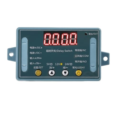 1 STÜCKE Zeitverzögerungsrelaismodul 32 Modi LED Digital Timming Trigger Timer Steuerschalter Pulszyklus DC 5 V 12 V 24 V 10A(12V With Case) von HACBOPDC