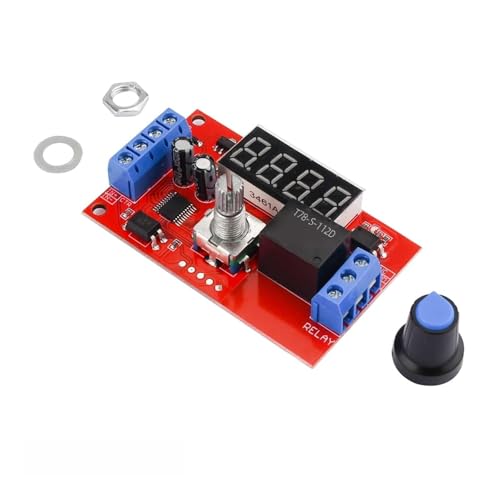 1 STÜCKE Zeitverzögerungsrelaismodul 32 Modi LED Digital Timming Trigger Timer Steuerschalter Pulszyklus DC 5 V 12 V 24 V 10A(12V With Rotary) von HACBOPDC