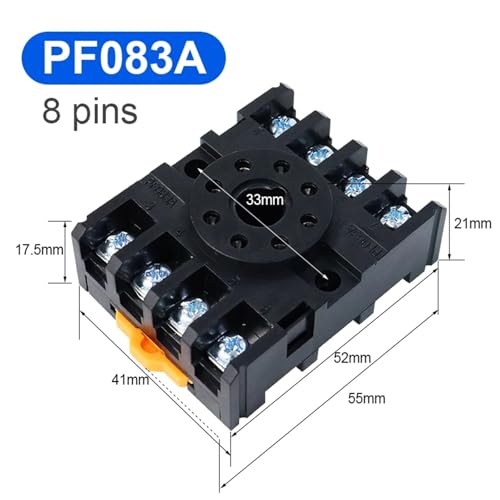 1 stücke Relais Sockel Basis PF083A 8pin PF113A 11pin H3CR MK2P H3CR-A ST3P MK3P DH48S DH48J Serie Elektrische Relais(PF083A 8pin) von HACBOPDC