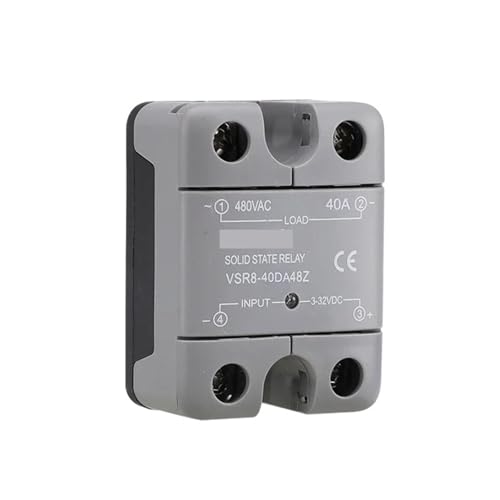 1PCS VSR8 Solid State Relais SSR-10DA SSR-25DA SSR-40DA 10A 25A 40A Relais Modul 3-32V Eingang DC 24-480VAC Ausgang(SSR-10DA) von HACBOPDC