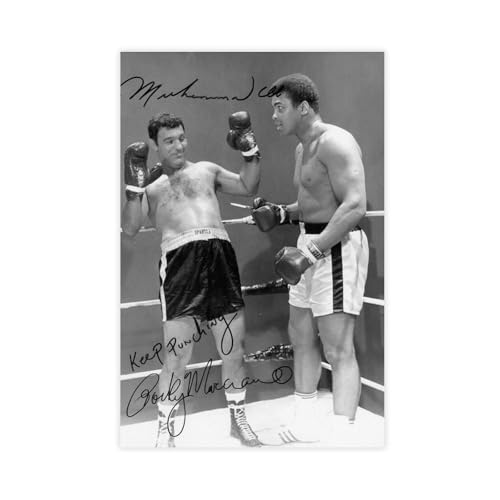 Édition Limitée Muhammad Ali Rocky Marciano Boxing Photographie Signée + Autogramm IMPRIMÉ CERT Leinwandposter Wandkunst Dekordruck Bild Gemälde für Wohnzimmer Schlafzimmer Dekoration 20,3 x 30,5 cm Édition Limitée Muhammad Ali Rocky Marciano Boxing Photographie Signée + Autogramm IMPRIMÉ CERT Leinwandposter Wandkunst Dekordruck Bild Gemälde für Wohnzimmer Schlafzimmer Dekoration 20,3 x 30,5 cm von HACERR