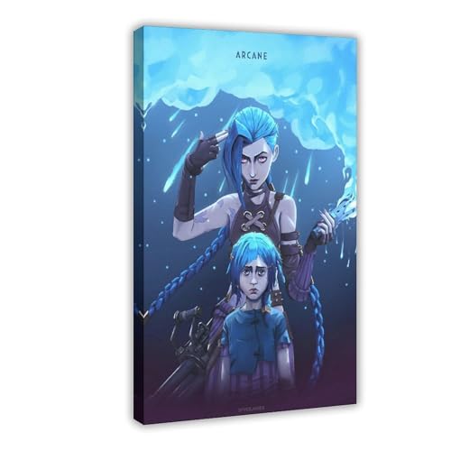 HACERR Poster der TV-Serie Arcane (2021), Leinwand-Poster, Schlafzimmer, Dekoration, Landschaft, Büro, Raumdekoration, Geschenk, 30 x 45 cm von HACERR