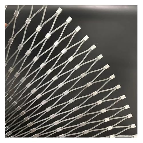 HACSYP Flexible Maschendrahtnetzrollen, Sicherheitsnetz aus Metall, Maschendrahtzaun, Hochleistungsschutz(0.8x3.5m) von HACSYP