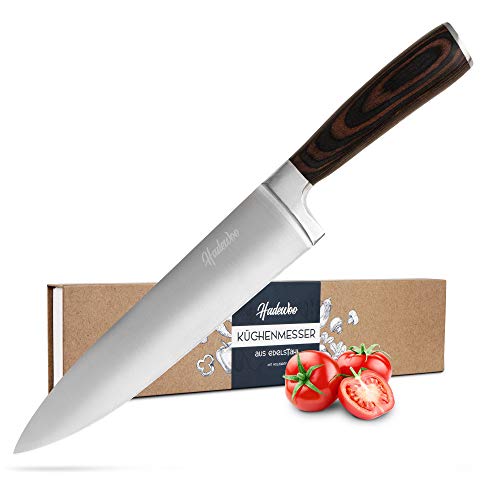 HADEWOO – Premium Küchenmesser – Profi Messer aus edlem 3CR13 Stahl – Ultrascharfe rostfreie Klinge – Nachhaltiger & ergonomischer Holzgriff – Innovativer Fingerschutz HADEWOO – Premium Küchenmesser – Profi Messer aus edlem 3CR13 Stahl – Ultrascharfe rostfreie Klinge – Nachhaltiger & ergonomischer Holzgriff – Innovativer Fingerschutz von HADEWOO
