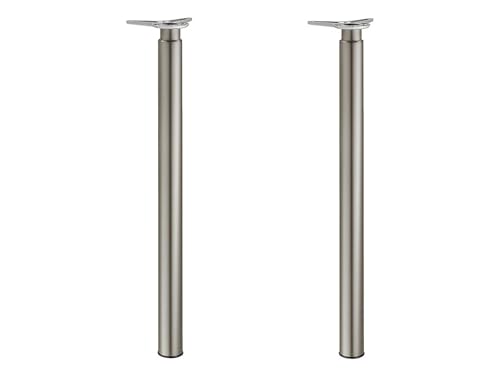 HÄFELE - 635.28.042S1 - Tischbein Edelstahlfarben 2er Pack von HÄFELE