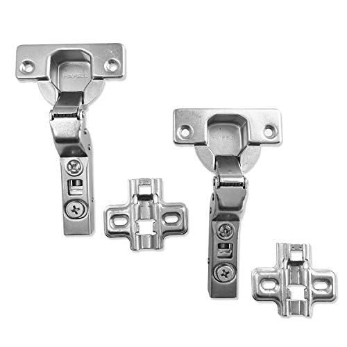 HÄFELE 110 Grad Innenanschlag Topfscharnier Standardscharniere mit Schließautomatik Soft Close Integrierte Dämpfung Scharniere Küchenschrank Kleiderschrank Schranktür Möbel 2er Set von HÄFELE