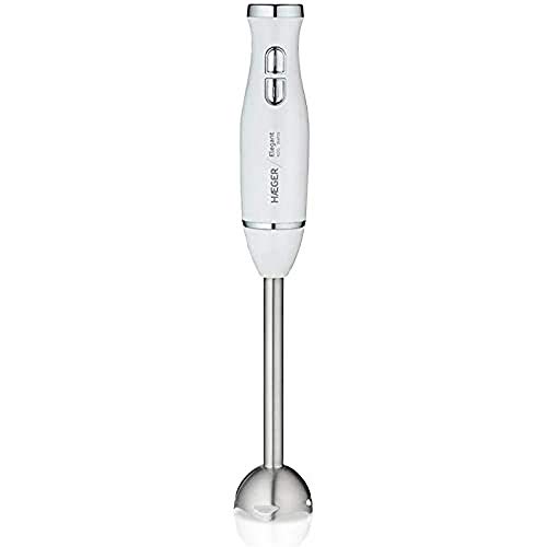 HAEGER Eleganter Stabmixer, 400 W, 2 Schalter für einfache und sanfte Berührung, ergonomischer Griff, abnehmbarer Schaft für zusätzlichen Komfort von HAEGER