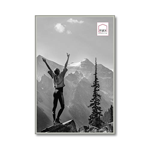 HAES DECO EF9S Bilderrahmen/Fotorahmen, Kunststoff, Easy Frame, silberfarben, 40 x 60 cm HAES DECO EF9S Bilderrahmen/Fotorahmen, Kunststoff, Easy Frame, silberfarben, 40 x 60 cm von HAES DECO