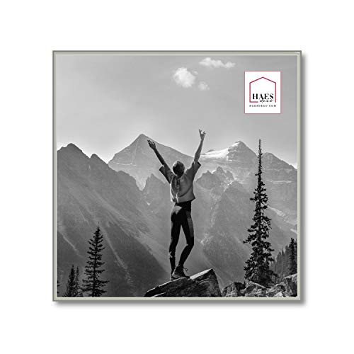 HAES DECO - Fotorahmen/Bilderrahmen aus Kunststoff Easy Frame Silber 50x50 cm - EF18S von HAES DECO