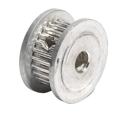 Aluminium-Zahnriemenscheibe, 2GT 26 Zähne Zahnriemenscheibe for Antriebsriemenbreite 7 mm/11 mm mit Innenbohrung 5/6 GT2 Aluminium-Zahnrad for 3D-Druckerteile(6mm,11mm) von HAEUYA