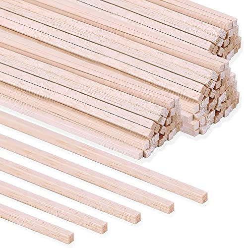 Natürliche Holzdübelstäbe, 100 Stück Balsaholzstäbe 0,16 x 0,16 x 12 Zoll Holzstreifen Balsaholzdübel quadratisch Hartholz unbehandelte Holzstäbe for Bastelarbeiten DIY-Projekte Modellbau Natürliche Holzdübelstäbe, 100 Stück Balsaholzstäbe 0,16 x 0,16 x 12 Zoll Holzstreifen Balsaholzdübel quadratisch Hartholz unbehandelte Holzstäbe for Bastelarbeiten DIY-Projekte Modellbau von HAEUYA