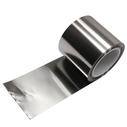 Reiner Nickelstreifen, Edelstahlfolienstreifen, 1 STÜCK Breite 100 200 300 mm Dicke 0,01 mm bis 1 mm 304 Edelstahlfolien-Unterlegplatte(0.5X300X1000mm 1pc) von HAEUYA