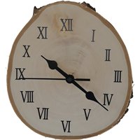 Wanduhr | 23 - 30 cm Birke-Massiv Minimalismus Pur Jede Uhr Ein Unikum Blickfang-Garantie Top-Geschenk von HAEberhardWolf