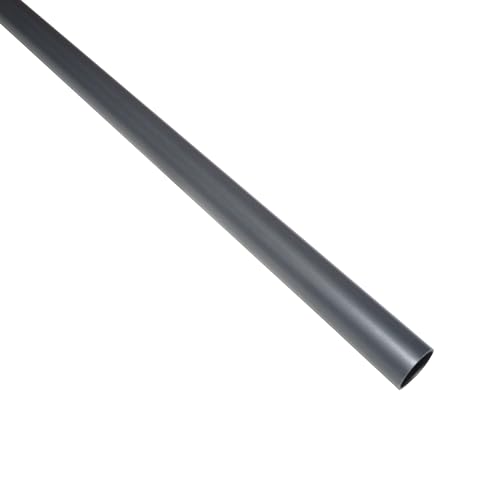 HAF® 2 x 1 Meter PVC Druckrohr Grau mit Außendurchmesser 63mm & 2,44mm Wandstärke - PVC Rohr aus PVC-U für Rohranschlüsse, Poolverrohrungen und vieles mehr - Qualität: Made in Europe von HAF