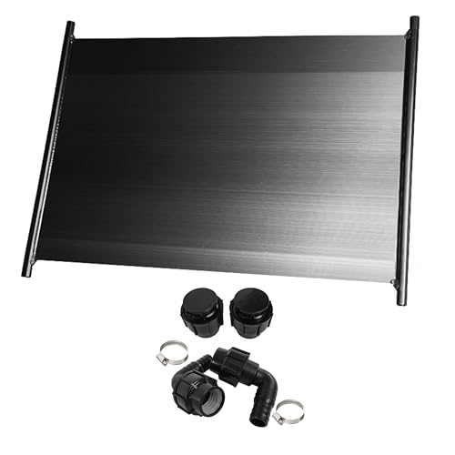 HAF® 2X Solarkollektor 300 x 120 cm ohne 3-Wege Solarweiche | Heizmatte für 40m³ Schwimmbecken bis zu 6°C Wassererwärmung | Solarheizung Pool Heizung beliebig erweiterbar | Qualität: Made in Europe von HAF